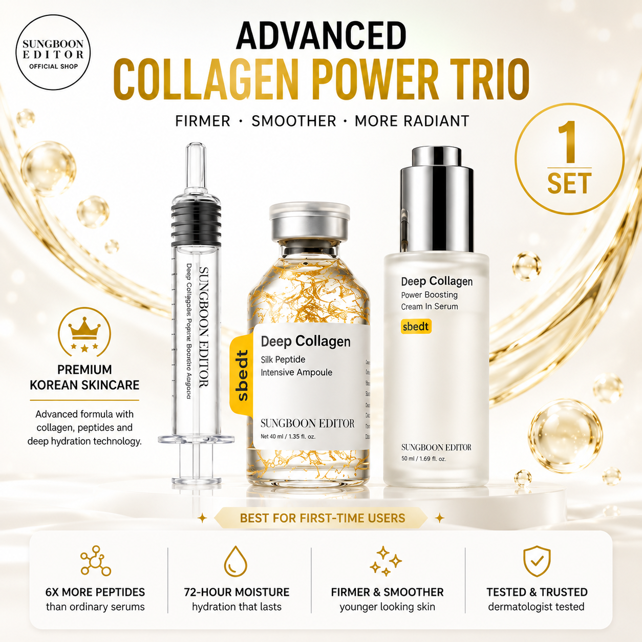 Deep Collagen Power Trio Set
